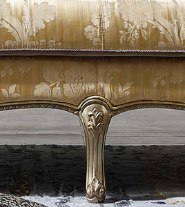 फ्रेंच शास्त्रीय फर्नीचर सोफा सेट के लिए कीमत के साथ रेशम कपड़े डिजाइन कमरे में रहने वाले फर्नीचर - Product Image 6