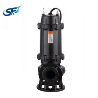 Petite pompe à eaux usées électrique 10m³/h, hauteur de refoulement 16m, 1,5kW, étanche IP68 pour drainage domestique de sous-sol, certifiée CE