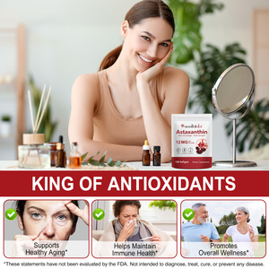 Acentiallabs vua chất chống oxy hóa tự nhiên Microalgae Astaxanthin chất chống oxy hóa viên nang mềm cá Collagen Astaxanthin viên nang - Product Image 3