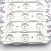 Modules d'éclairage LED blancs IP67 3 pièces 12V DC pour enseignes publicitaires extérieures, moulés par injection
