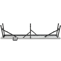 Easy — table pliante en plastique et acier, banc pour pique-nique camping restaurant école, 2021 6ft