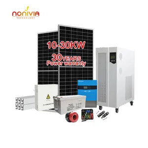 NONIVIA 20000 Ватт, 24 кВт, 3 фазы, полная гарантия торговли, Новая солнечная система с полной энергией, 15 кВт, 10 кВт, 30 кВт, набор для дома