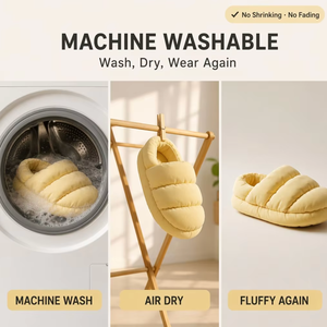 Nouveaux produits 2026 – Chaussons personnalisés en duvet et coton, style nuage, vente en gros pour femmes, chaussures d'hiver épaisses à plateforme pour intérieur et extérieur - Product Image 4