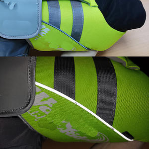 Găng Tay Vải Polyester Sọc Phản Quang Màu Bạc Tuyệt Vời Nhìn Thấy Ban Đêm Phụ Kiện Quần Áo - Product Image 3