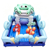 Parc aquatique gonflable pour le plaisir estival