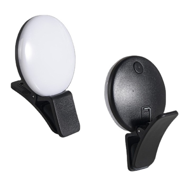 Hot Selling Mini Portable Selfie Ring Light LED Flash Clip on Ring Light Portable Mini Selfie Ring Light LED Flash Lens
