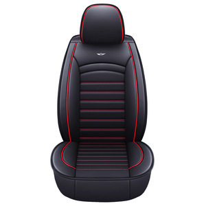 Coussins de siège de voiture universels et housses de siège sport Wenqi en cuir de luxe/soie glacée rembourrés de mousse, toutes saisons - Product Image 2