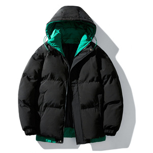 Cappotto invernale invernale da <span class=keywords><strong>uomo</strong></span> con imbottitura in cotone, nuovo cappotto invernale, marchio di moda da <span class=keywords><strong>uomo</strong></span>, con cappuccio, <span class=keywords><strong>abbigliamento</strong></span> imbottito in cotone di <span class=keywords><strong>tendenza</strong></span> - Product Image 2