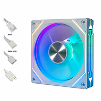 Ventilateur de châssis PC silencieux PWM WANMISLE Prism 7Pro populaire avec ARGB synchronisé et radiateur, en matériau PC couleur magique