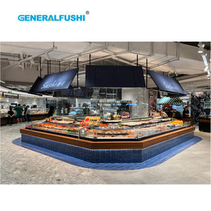 Boîte à viande libre-service mobile à distance-Présentoir flexible pour comptoir de service d'épicerie avec étagère Présentoir à fruits Réfrigérateur - Product Image 3