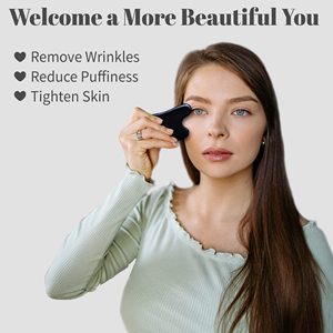 Pierre de cristal naturel Gua Sha Board Facial SPA Acupuncture Trigger Point Treatment Tool Jade Roller Guasha Massage Tool - Product Image 5