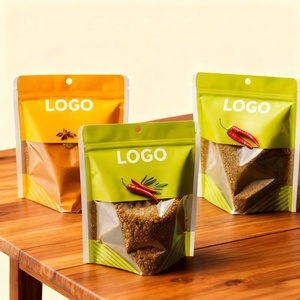 Wholesale Custom Printing Logo Food <b>Packaging</b> <b>Bag</b> Aluminum Foil Stand up Pouch Vacuum Air Lock Ziplock for Spice - Product Image 3