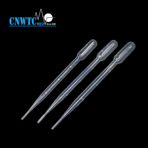 Pipeta de transferencia estéril de plástico desechable de Laboratorio 1ml 3ml pipeta de transferencia Pasteur cuentagotas graduada - Product Image 2