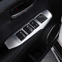 Garniture de moulage intérieur 3D garniture de style d'interrupteur de lève-vitre de voiture pour Mitsubishi Outlander 2016 2017 accessoires