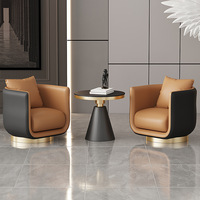 Fauteuil de détente moderne et durable, pivotant, LEIZI SF010, nouveau design pour la maison, le bureau ou l'hôtel, pour le salon ou la salle de négociation