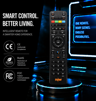 Control Remoto Universal de 47 Teclas para TV, Fabricado en China, Color Negro, Compatible con Todas las Marcas de TV, Código de Aprendizaje, 2 Pilas AAA, Material ABS