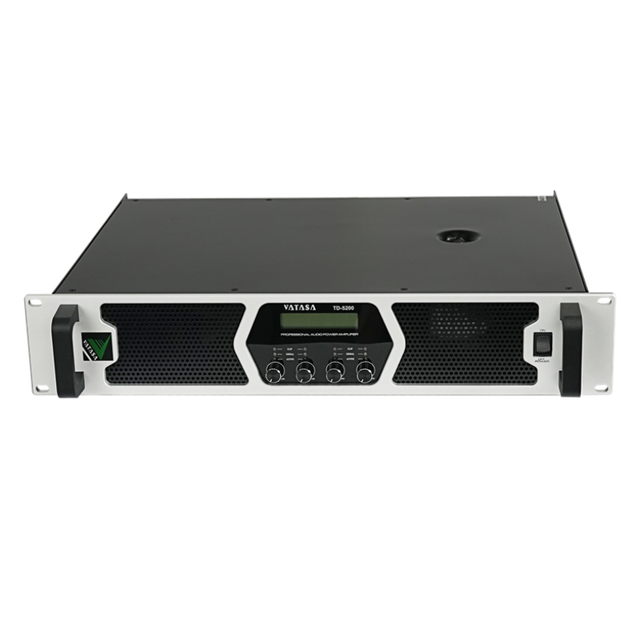 VATASA TD-5200 High Power 1300W*4 4-Channel Amplifier Low Distortion High S/N Ratio Professional Audio Amplifier