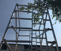 Échafaudage de construction multifonction facile à installer avec hauteur réglable pour la vente d'échafaudages