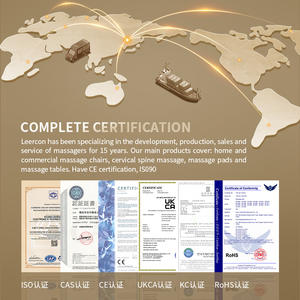 Silla de masaje eléctrica LEERCON Ai, silla de masaje de Jade de cuerpo completo, masajeador Shiatsu de pantorrilla, espalda y cuello, piernas, estiramiento biónico - Product Image 4