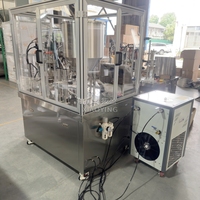 XIAOYING Machine de remplissage de scellage de tasse de gelée d'eau de crème glacée de pouding de yaourt à grande vitesse entièrement automatique