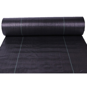 Copertura del terreno in plastica pacciame di plastica nera copertura del terreno da giardino tessuto erbaccia tappetino barriera - Product Image 3