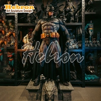 Statue en résine de fibre de verre de style manga grandeur nature Marvel Spider-Man Batman, décoration de Noël, Halloween, Nouvel An, décoration de la maison, faite à la main