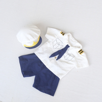3pcs Handmade Baby Summer Aladdin Style Outfit Newborn Photography Hat Romper Jumpsuit Studio Accessory Kit