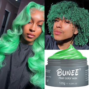 Cera Temporal para el Cabello BUNEE <span class=keywords><strong>de</strong></span> 120g, <span class=keywords><strong>Color</strong></span> Gris Plateado con Acabado Mate, Crema <span class=keywords><strong>de</strong></span> Coloración Capilar - Product Image 5