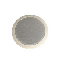 Speaker Sistem PA Dalam Plafon dengan Grill Besi Tahan Lama, Sistem Audio Rumah Model Flush Mount, Musik Latar Belakang Bulat
