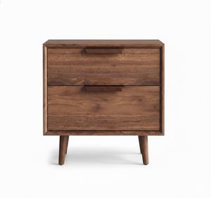 Muebles para el Hogar, Mesita de Noche Moderna de Madera Maciza con Cajones, Mesa de Noche para Dormitorio, Producto Hecho a Mano al por Mayor - Product Image 1