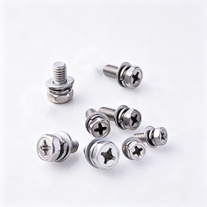 Oferta Especial: Conjuntos de Pernos Hexagonales con Cabeza Cruzada de Acero Inoxidable GB9074.13 con Arandela de Bloqueo con Resorte y Arandela Plana - Product Image 4