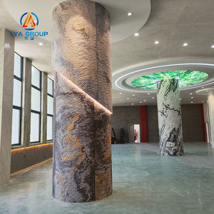 Revêtement mural flexible en pierre de travertin 3D de luxe, aspect pierre naturelle, panneau de pierre flexible - Product Image 1