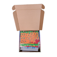 Party-Geschenke Mehrfarbiges EVA Alphabet & Zahlen Magnet-Set Umweltfreundliche Wiederverwendbare Lernressourcen 4x5cm Kinder-Magnetbuchstaben