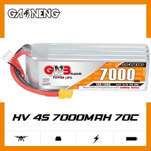 GNB for LiHV 7000mah 4S 15.2V 70C 140C XT60 RC LiPo Battery LiCoO2 300-Cycle Car Boat Truggy Truck Airplane Helicopter - Product Image 2