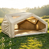 Tente de camping gonflable de luxe pour l'extérieur, imperméable, pour les fêtes en famille