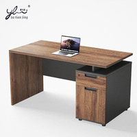 Bureau d'Ordinateur Haut de Gamme, Meuble de Direction, Bureau de Réception Exécutif, Petite Table de Bureau à Domicile, en Bois