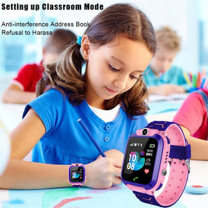 Montre connectée pour enfants Q12, téléphone, GPS, tracker, étanche, avec carte SIM, montres intelligentes pour enfants - Product Image 3