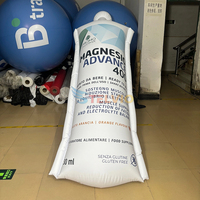 Ballon gonflable en forme de rectangle en PVC étanche à l'air Modèles de sacs à jus gonflables Réplique de sacs d'emballage gonflables pour la publicité