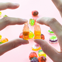 MINICRUSH bonbons fantaisie 3D en forme de cola dulces bonbons cola flaovr bonbons gommeux
