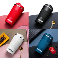 Tasse Thermos Portable Réutilisable Antidérapante en Acier Inoxydable 510ml, Mug à Café 380ml avec Logo et Couleur Personnalisables pour le Thé et l'Utilisation au Bureau