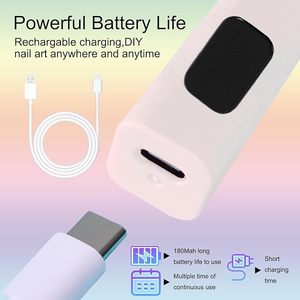 UV Nail <b>Light</b> for Nails Dryer Mini Nail LED <b>Light</b> with <b>Stand</b>, LCD Screen with 3 Timer - Cordless Rechargeable USB Gel X Lamp - Product Image 6