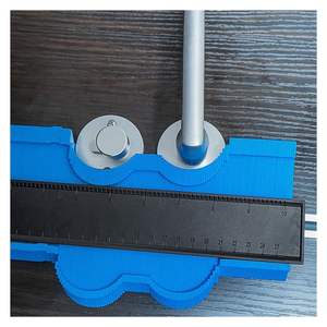 समोच्च गेज अनुलिपित्र चौड़ा आकार दोहराव गेज उपकरण 5 10 "प्लास्टिक समोच्च Duplications अनियमित आकार गेज - Product Image 4