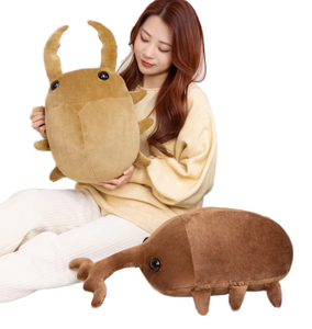 Juguete de peluche de la serie de animales marinos de dibujos animados: insecto de bolsillo, unicornio, <span class=keywords><strong>escarabajo</strong></span>, <span class=keywords><strong>jirafa</strong></span>, pez sierra. Logotipo personalizable, malla lavada, supersuave, antiestrés. - Product Image 6