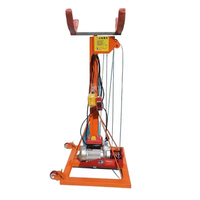 Treuil de construction électrique AC 300 kg, 4,9 m, certifié CE, avec câble en acier renforcé neuf, 220 V/380 V, pour montage de unités de plafond