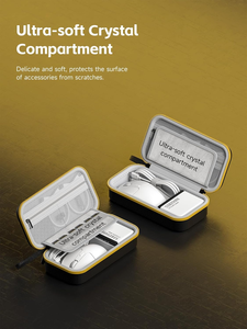 Điện tử tổ chức đi du lịch trường hợp Túi EVA vỏ cứng PU không thấm nước chống sốc xách tay mang Pouch - Product Image 2