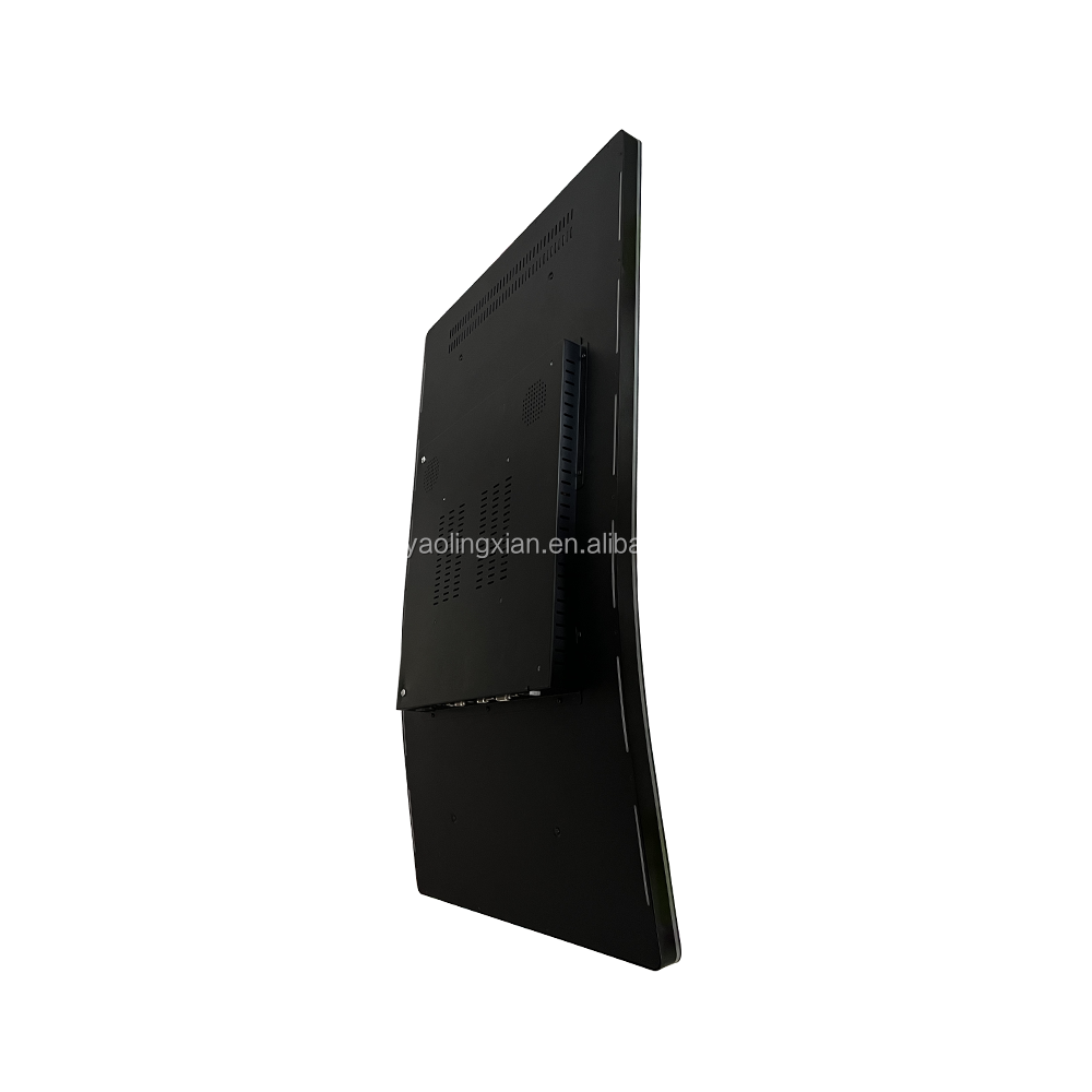 43 Inch J Shape Twinstar Gaming Machine Monitor Glass Arylic LED Lighting Frame Capacitive Touch Panel Curve Lcd Display · image 5