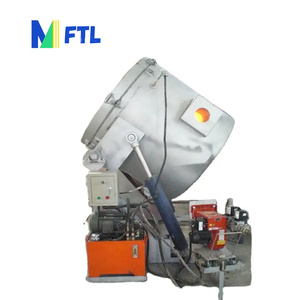 เตาหลอมอลูมิเนียมขนาดเล็ก IGBT เตาหลอมโลหะไฮดรอลิกอุตสาหกรรมอลูมิเนียมหลอมลดลง - Product Image 6