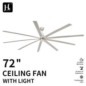 Ventilateur de plafond en aluminium de 72 pouces avec 6 pales et télécommande Ventilador - Product Image 5