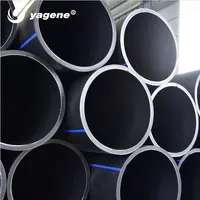 YAGENE-tubos de polietileno PE100 hdpe, lista de precios de 3 pulgadas, 4 pulgadas, 5 pulgadas, suministro de agua