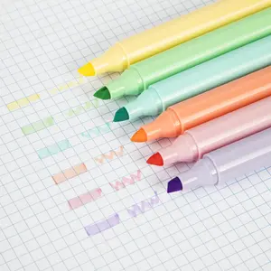 Big Capacity Ultra tank style Jumbo Pastel Highlighters Text Markers Macaroon OEM Highlighter pen for Student Office